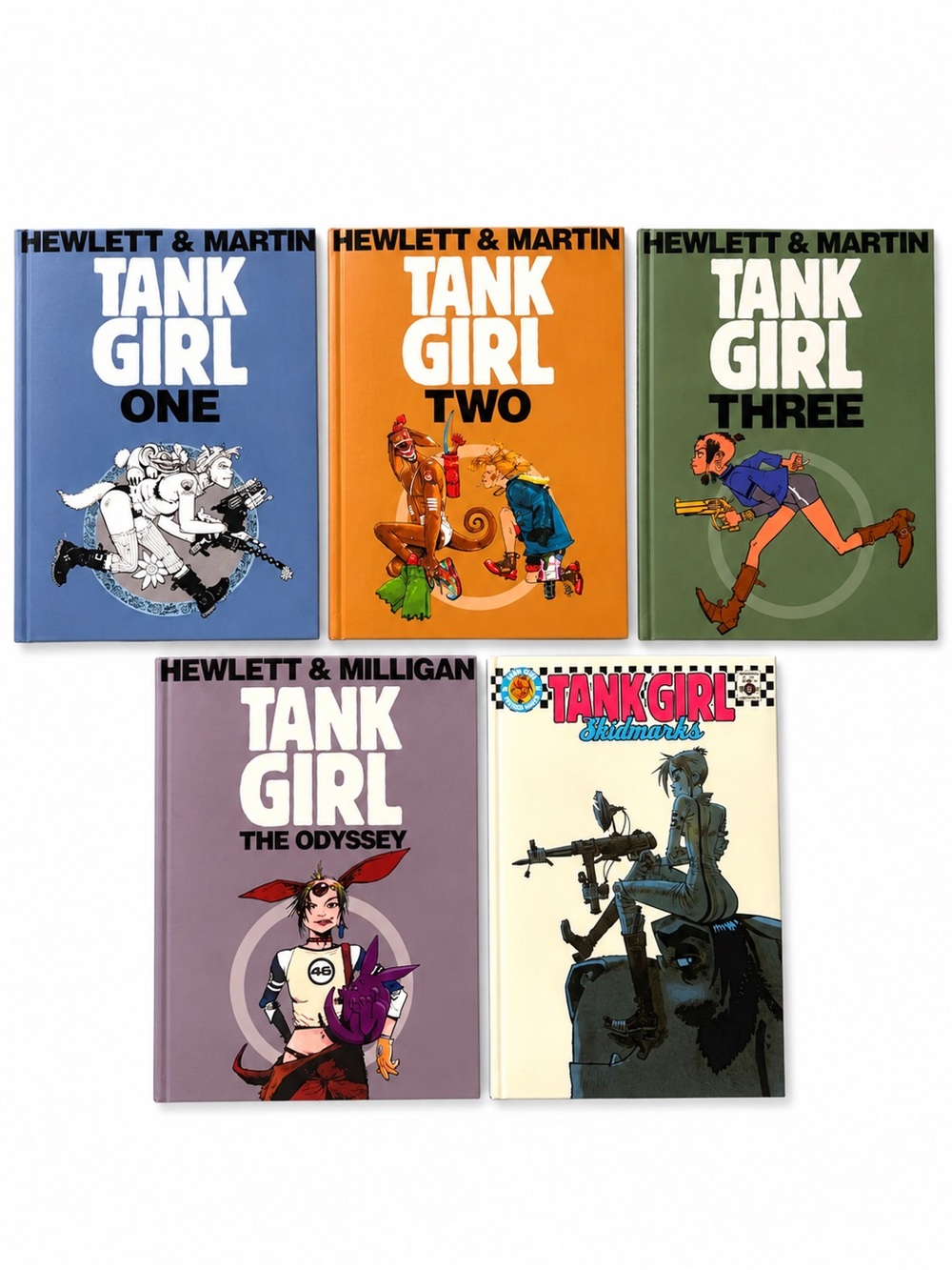 Tank Girl Graphic Novel Set - Multi-Color Collector Editions